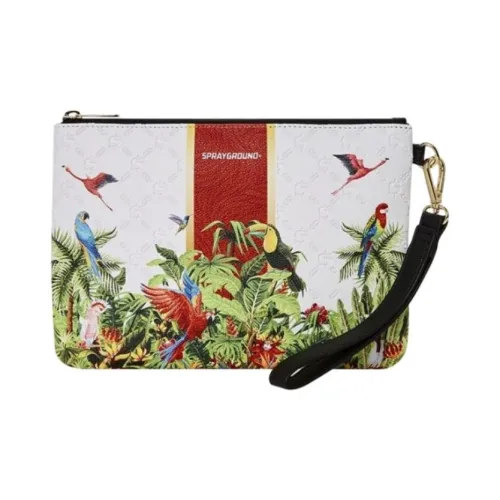 SPRAYGROUND PVC клатч женский белый