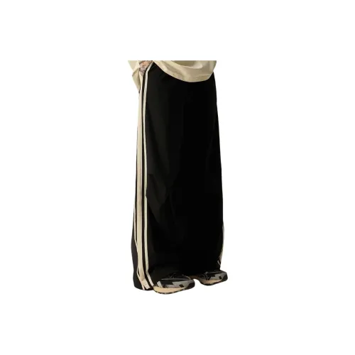 YOUSEKOO Черные Мужские Повседневные Штаны