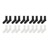 10 пар (5 темно-серых + 5 молочно-белых)