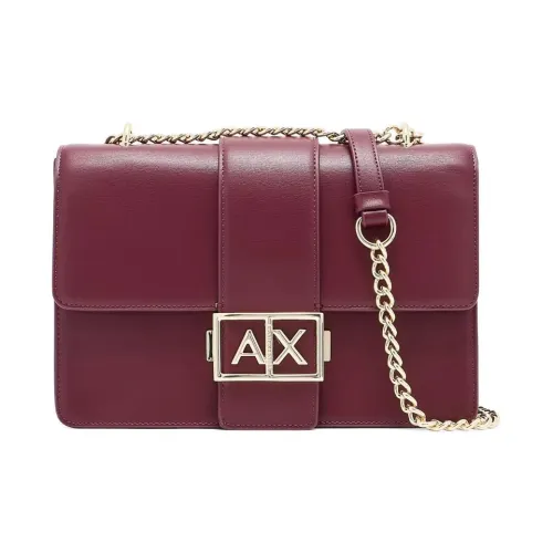 ARMANI EXCHANGEAE Полиуретан Сумка через плечо Женская Бордовый Красный