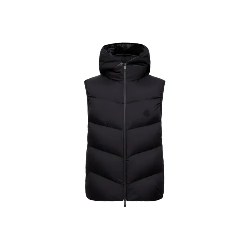Moncler Мужские жилеты черного цвета