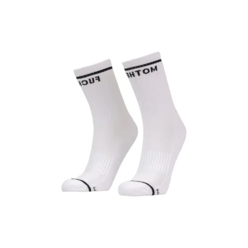 MOTHER Высокие носки Женские 1 упаковка Белый