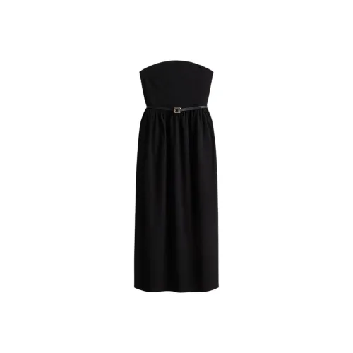 H&M Черные Женские Платья без рукавов