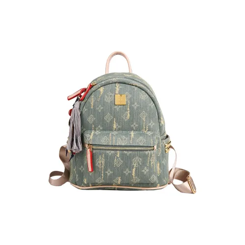 WXRX Denim Backpack Women's Sky Blue