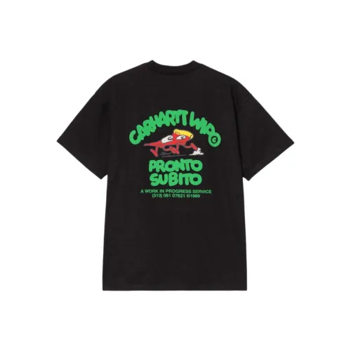 Carhartt WIP Pronto Subito Capsule Collection Черные Мужские T-Рубашки