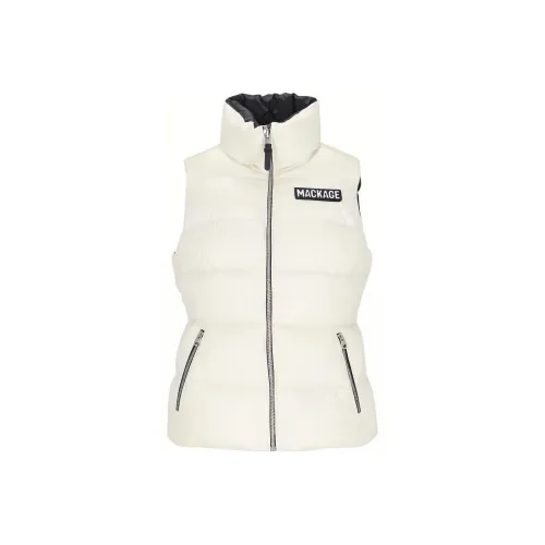MACKAGE Белые Женские Жилеты