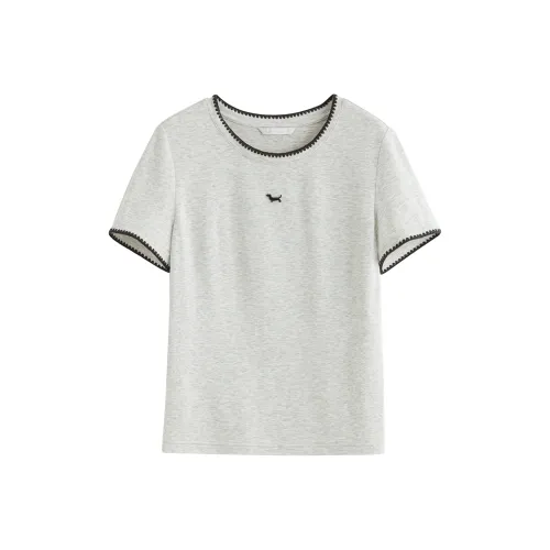 FANSILANEN Светло-пшеничный серый Женские футболки