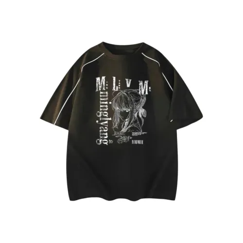 GUYANLIEHUO Короткий рукав T-рубашки унисекс