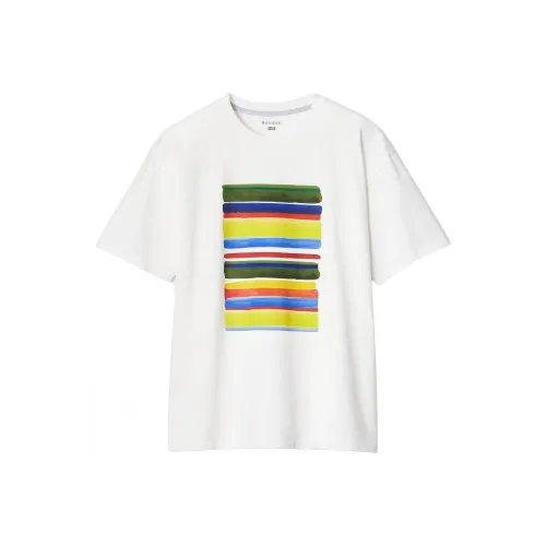 UNIQLO x JWANDERSON совместная серия UNIQLO JW Anderson Co Branded Series T Рубашка Мужская Белая