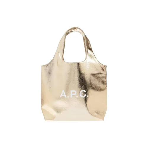 A.P.C Ninon Полиуретан Тоут Сумка Сумка для покупок Сумка Женская Золотая