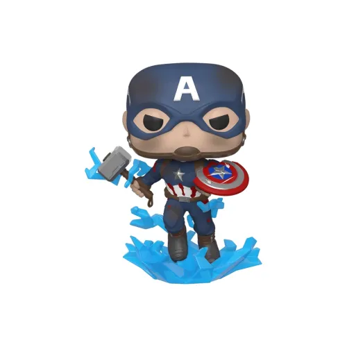 Фигурки в стиле Chibi Funko Marvel Captain America с щитом Thor's Hammer и Thor