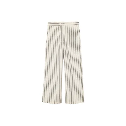 ZARA Белые Женские Повседневные Брюки