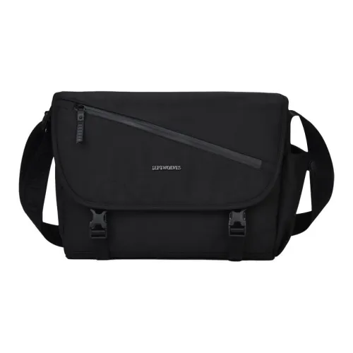 SEPTWOLVES Сумка через плечо Стандартная Мужская Черная