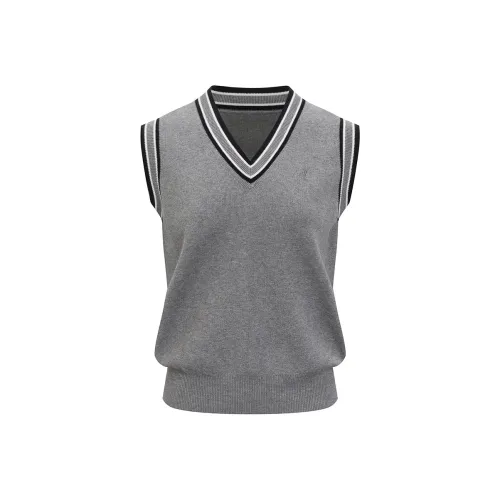 Ariseism Преппи стиль V-образный вырез Без рукавов Майка для Женщин Летний Топ для Девушек Свободного кроя