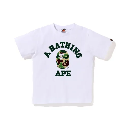 A BATHING APE T Рубашка SS25 Дети 3-7 лет