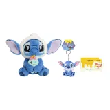 Стич Бун Эффект Плюшевый + Стич Ангел Брелок + Открытка