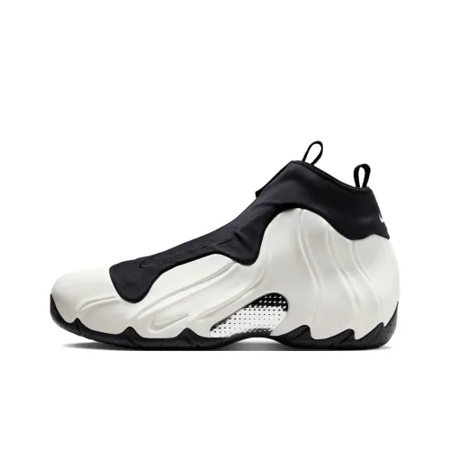 Nike Air Flightposite Винтажные баскетбольные кроссовки Высокий верх Белый Черный Мужской