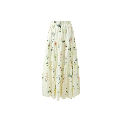 3COLOUR Повседневный Длинный Юбка Женские