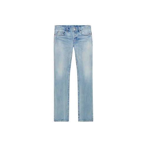 SAINT LAURENT Blue Men's Jeans SAINT LAURENT Синий Мужские Джинсы
