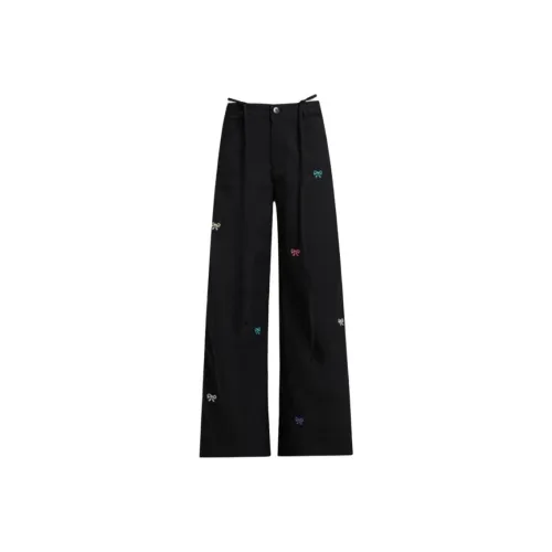 AFGGD Черные Женские Повседневные Брюки