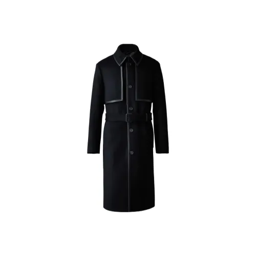 MACKAGE Черный Мужской Тренч