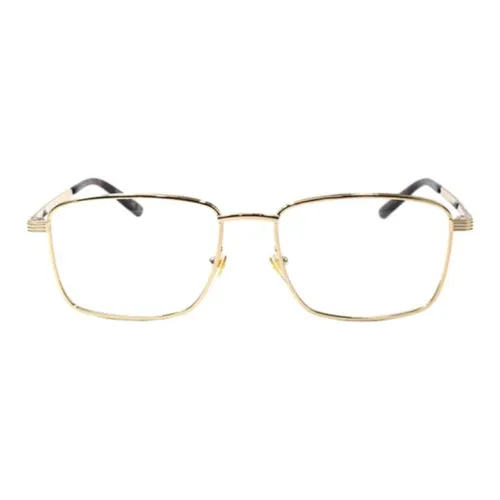 GUCCI Сплав Квадратные Оправы для Очков Мужские Золотые