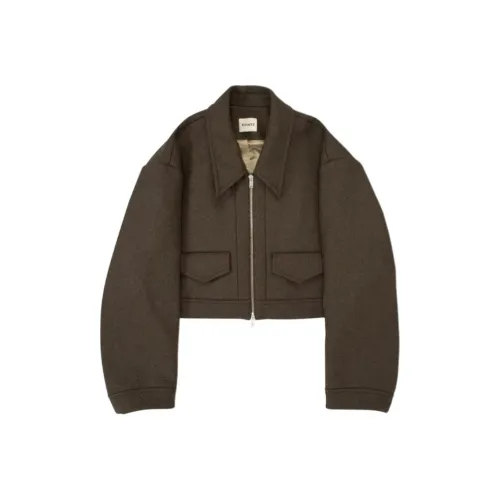 KHAITE Коричневые Женские Куртки