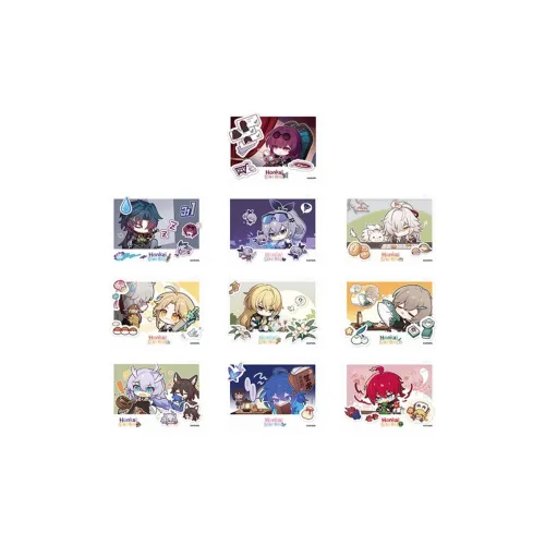 MIHOYO x CRASH Звезда Dome Railway PAM Память BOOK Имитирующие фотоаппараты мгновенной печати Фотокарточки