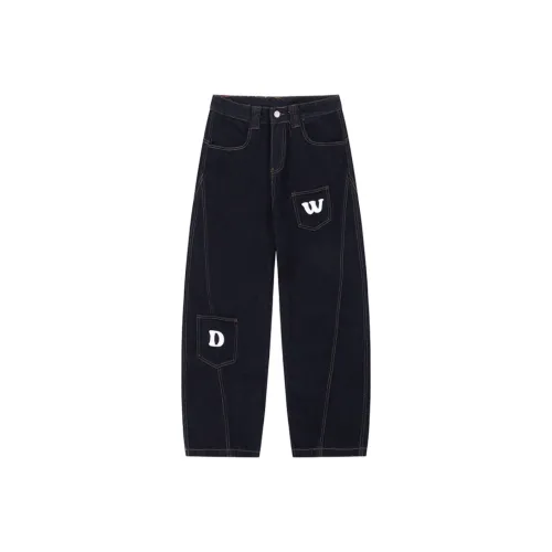 Kung Fu Snake Синий Унисекс Джинсы