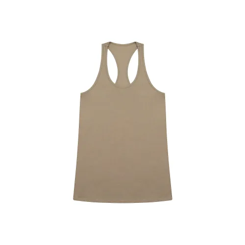 CUWU Хаки Женские Спортивные Майки Без Рукавов