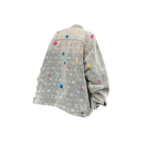 27DESHENGHUO Denim Jacket Unisex