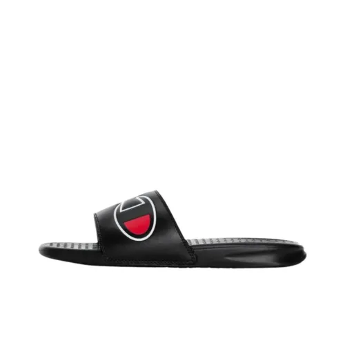 Champion Super Slide Split Слипоны Мужские Черные