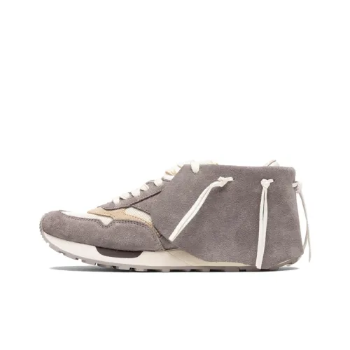 Visvim Roland Lhamo Jogger Аbrasion Resistant MID Топ Повседневная обувь Мужской Серый