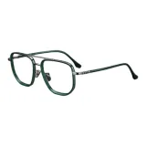 Прозрачный Зеленый Серебряный 03