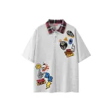 Фотиния Серый/Красный Клетка