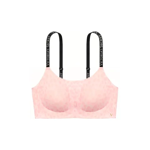 Victoria's Secret Бюстгальтер Женский Леопард Розовый С принтом