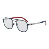 Синяя рамка с серебряным храмом C7