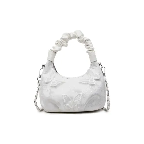 CAREELL Ткань Одно Плечо Сумка Стандартная Женская Белая Розовая