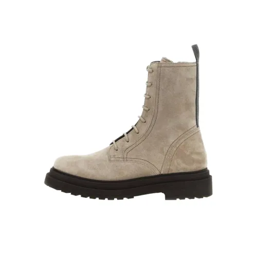 BRUNELLO CUCINELLI Ботильоны Женские Тауповый