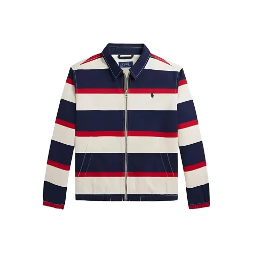 Polo Ralph Lauren Куртки и Пальто Осенний-Зимний 2024 Синий Белый Детский