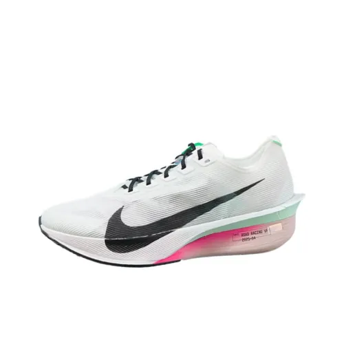 Nike Zoom VaporFly Next 4% Устойчивый к истиранию Низкий Топ ZOOMX Тренировочные Кроссовки для Марафона Беговые Мужские Белые