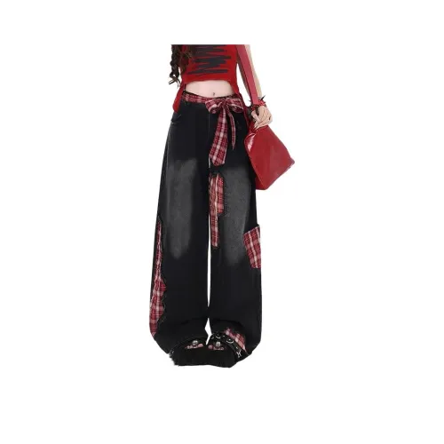 BEAR UNION Женские джинсы черного цвета