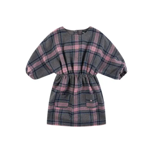EMPORIO ARMANI Клетчатые Платья для Детей