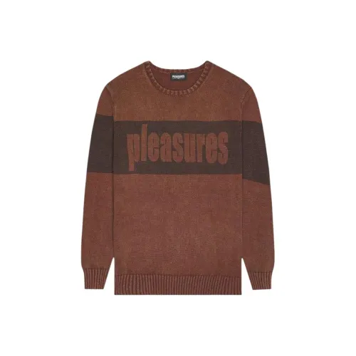 PLEASURES совместный бренд Коричневый Мужской Свитеры
