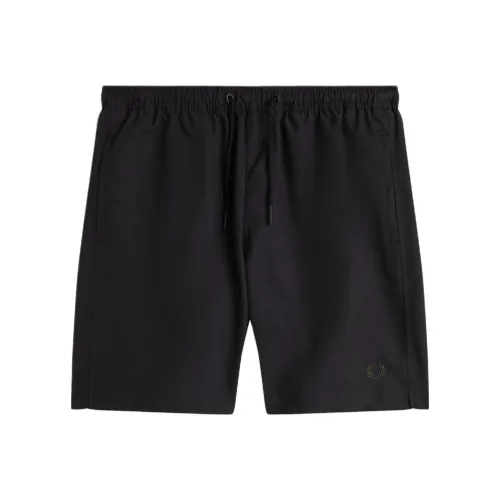 FRED PERRY Плавательные шорты Мужские Черные