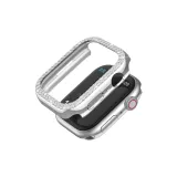 Космический серебряный двойной ромб с вырезами