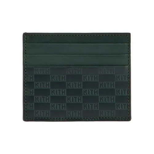 Kith Коровья кожа Держатель для карт Мужской Зеленый