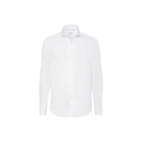 BRUNELLO CUCINELLI Рубашка Мужская Белая