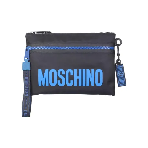 MOSCHINO Клатч Мужской Синий Черный