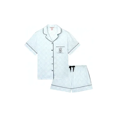 Victoria's Secret More Than Just The Comfort Series Пижамный комплект Женский Светло-синий